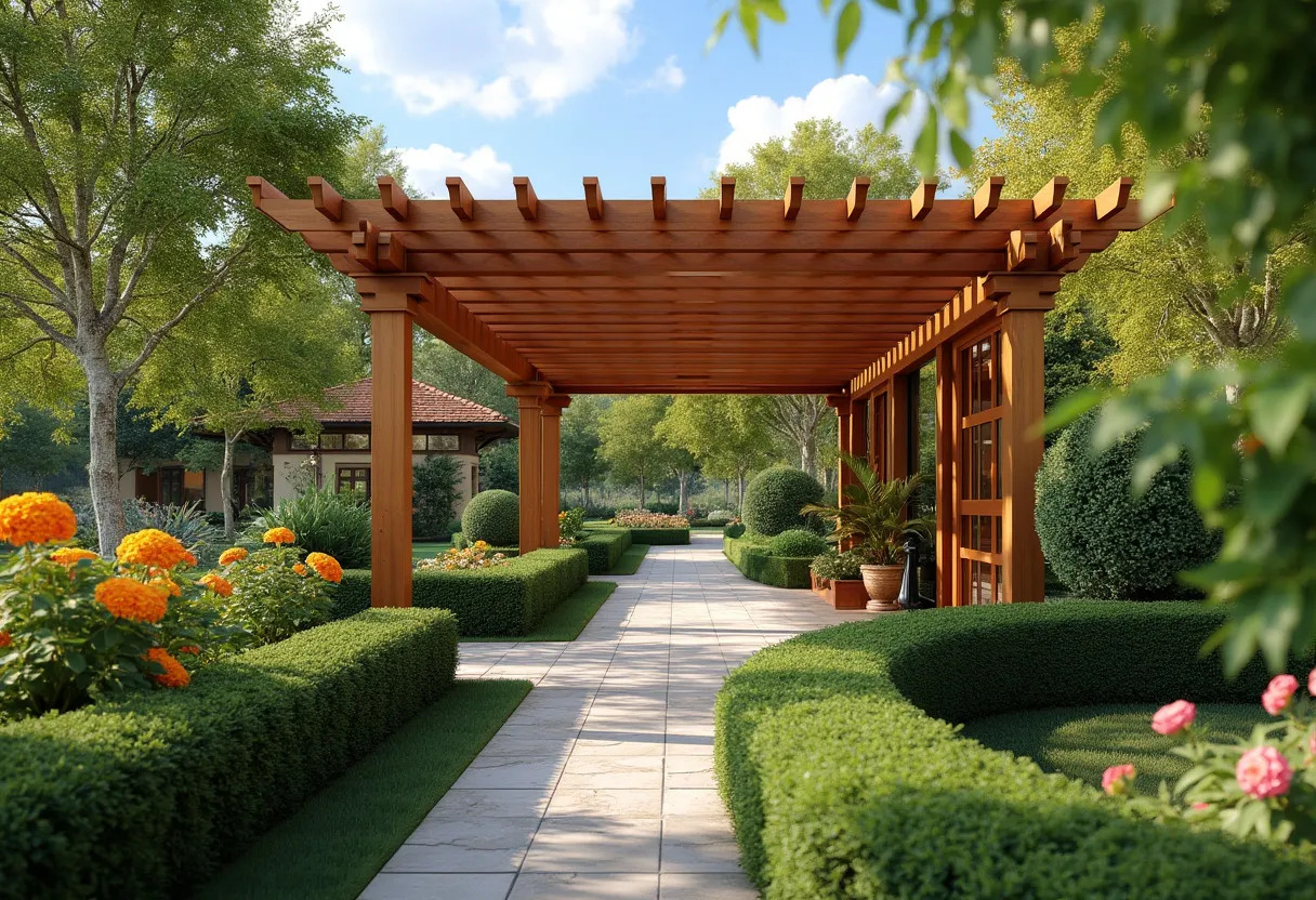 pergola bois